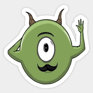 MR green monster Sticker